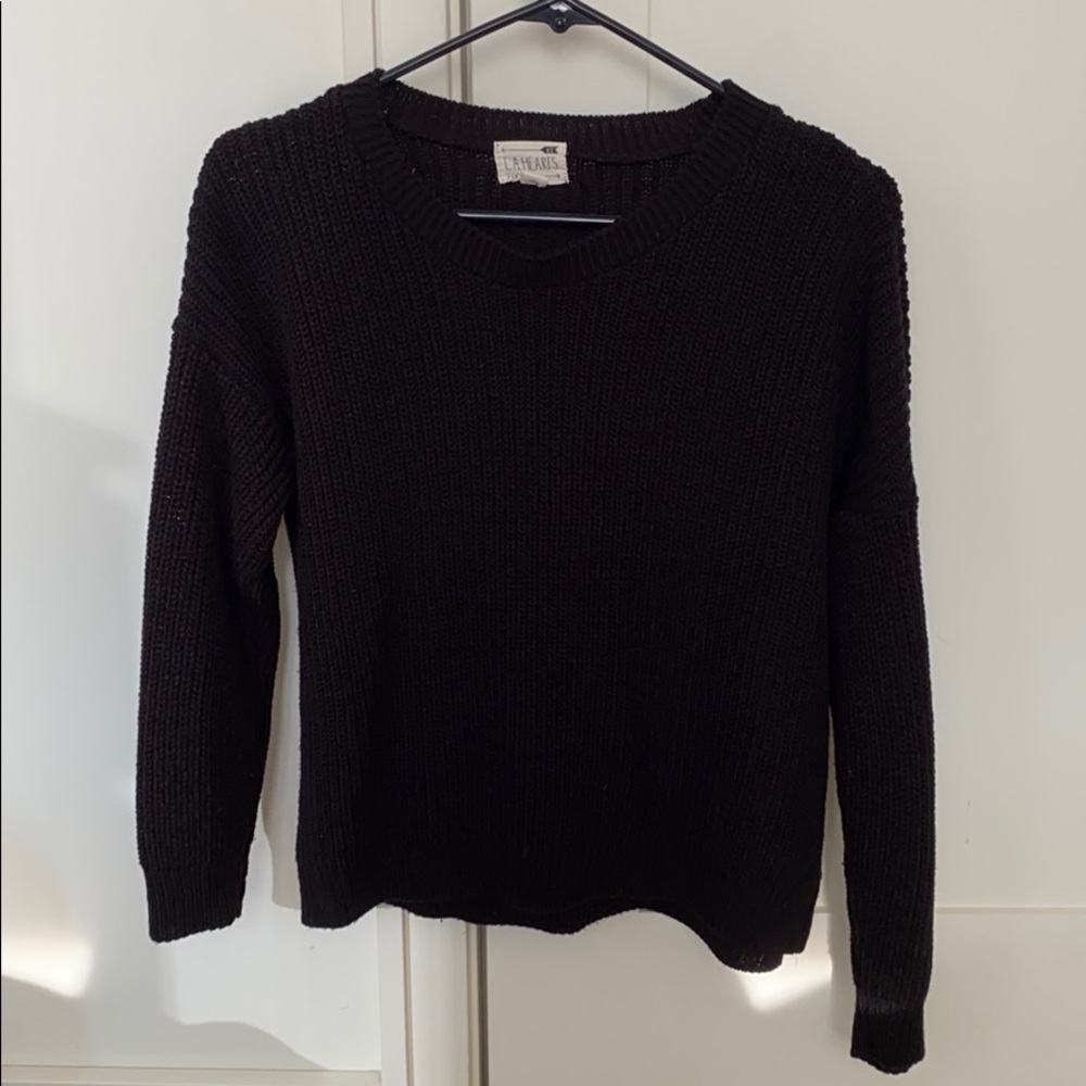 Black Knit Sweater